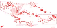 CLIGNOTANT pour Honda CTX 700 de 2016