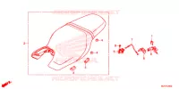 SELLE pour Honda CTX 700 N ABS de 2014