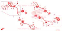 CLIGNOTANT pour Honda CTX 700 N DUAL CLUTCH de 2014