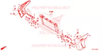OUIES DE RADIATEUR pour Honda CTX 700 N DUAL CLUTCH de 2014