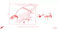 SELLE pour Honda CTX 700 N DUAL CLUTCH de 2014