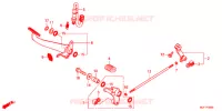 PEDALE pour Honda CTX 700 N DUAL CLUTCH de 2016