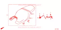 SELLE pour Honda CTX 700 N DUAL CLUTCH de 2016