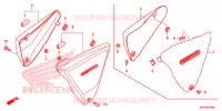 COUVERCLES LATERAUX pour Honda CB 1100 C DCT ABS de 2017