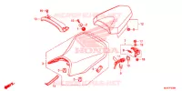 SELLE pour Honda CB 500 F ABS de 2017