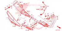 SILENCIEUX D'ECHAPPEMENT pour Honda CB 500 F de 2020