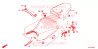 SELLE pour Honda CB 500 F de 2017