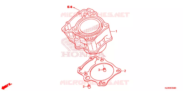 CYLINDRE Honda MOTO 250 CRF 2018  CRF250LAH