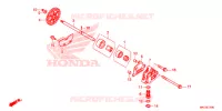 POMPE A HUILE pour Honda CRF 450 R de 2017