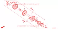 POMPE A HUILE pour Honda CRF 100 de 2010