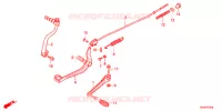 PEDALE pour Honda CRF 100 de 2011