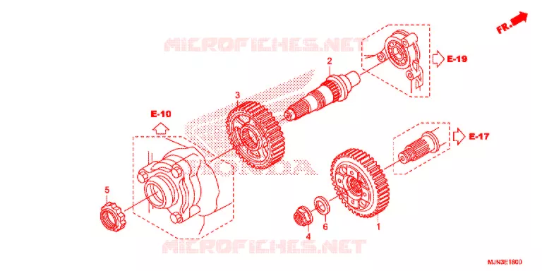 EMBRAYAGE - CHAINE SECONDAIRE - TRANSMISSION FINALE Honda MOTO 1300 CTX 2016  CTX1300AG