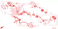 CLIGNOTANT pour Honda CTX 700 T de 2014