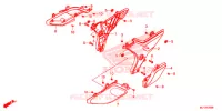 COUVERCLES LATERAUX pour Honda CTX 700 T de 2014