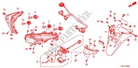 FEU ARRIERE   GARDE BOUE ARRIERE pour Honda SILVER WING 400 GT ABS de 2011