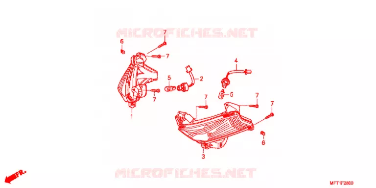 CLIGNOTANT Honda SCOOTER 400 SILVERWING 2014  FJS400A9_J
