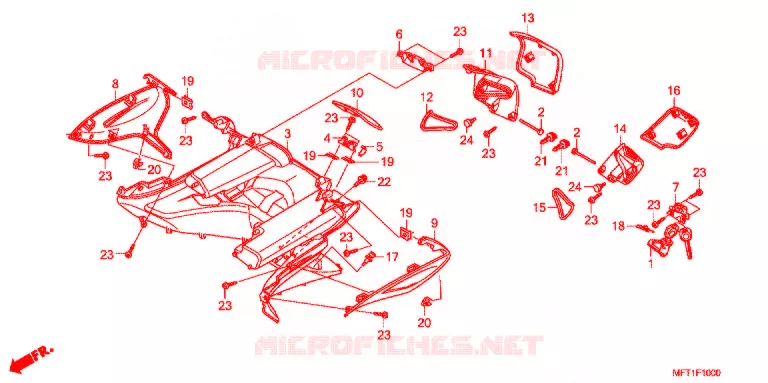 PROTEGE JAMBES Honda SCOOTER 400 SILVERWING 2017  FJS400A9_J