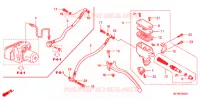 MAITRE CYLINDRE DE FREIN ARRIERE (FJS400A/D/FJS600A/D5 8) pour Honda SILVER WING 400 de 2008