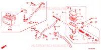 MAITRE CYLINDRE DE FREIN ARRIERE (FJS600A/D9) pour Honda SILVER WING 600 GT de 2013