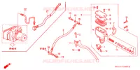 MAITRE CYLINDRE DE FREIN ARRIERE pour Honda SILVER WING 600 ABS de 2003