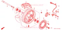 ROUE AVANT pour Honda SILVER WING 600 ABS de 2003