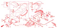 SELLE pour Honda SILVER WING 600 ABS de 2004