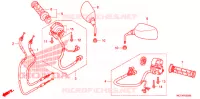COMMODO   LEVIER   CABLE pour Honda SILVER WING 600 ABS de 2009