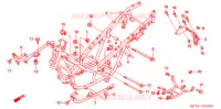CADRE pour Honda SILVER WING 600 de 2003