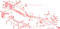 SILENCIEUX D'ECHAPPEMENT pour Honda SILVER WING 600 de 2005