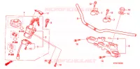 GUIDON   TE DE FOURCHE pour Honda FTR 223 de 2014