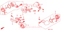 CLIGNOTANT pour Honda VALKYRIE 1500 F6C DELUXE de 2001