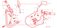 COMMODO   LEVIER   CABLE pour Honda VALKYRIE 1500 F6C DELUXE de 2001
