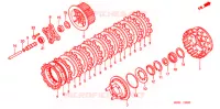 EMBRAYAGE pour Honda VALKYRIE 1500 F6C DELUXE de 2001