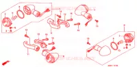 CLIGNOTANT pour Honda VALKYRIE 1500 F6C DELUXE de 2001