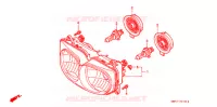 PHARE pour Honda VALKYRIE 1500 F6C INTERSTATE de 2001