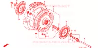 ROUE AVANT pour Honda VALKYRIE 1500 F6C INTERSTATE de 2001