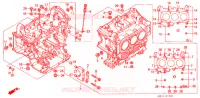 BLOC CYLINDRES pour Honda VALKYRIE 1500 F6C INTERSTATE de 1999