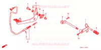 PEDALE pour Honda VALKYRIE 1500 F6C INTERSTATE de 1999
