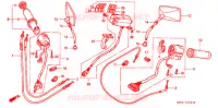 COMMODO   LEVIER   CABLE pour Honda VALKYRIE 1500 F6C INTERSTATE de 1999