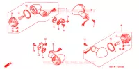 CLIGNOTANT pour Honda VALKYRIE 1500 F6C INTERSTATE de 2000