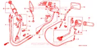 COMMODO   LEVIER   CABLE pour Honda VALKYRIE 1500 F6C INTERSTATE de 2000