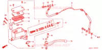 MAITRE CYLINDRE pour Honda VALKYRIE 1500 F6C TOURER de 1997