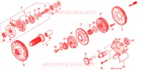 TRANSMISSION PRIMAIRE pour Honda VALKYRIE 1500 F6C TOURER de 1997