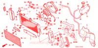 RADIATEUR pour Honda VALKYRIE 1500 F6C TOURER de 1997