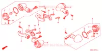 CLIGNOTANT (2) pour Honda VALKYRIE 1500 F6C TOURER de 2000