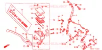 MAITRE CYLINDRE DE FREIN AVANT pour Honda VALKYRIE 1500 F6C de 1997