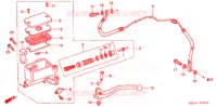 MAITRE CYLINDRE pour Honda VALKYRIE 1500 F6C de 1997
