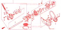POMPE A HUILE pour Honda VALKYRIE 1500 F6C de 1997