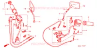 COMMODO   LEVIER   CABLE pour Honda VALKYRIE 1500 F6C de 1998