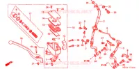 MAITRE CYLINDRE DE FREIN AVANT pour Honda VALKYRIE 1500 F6C de 1998